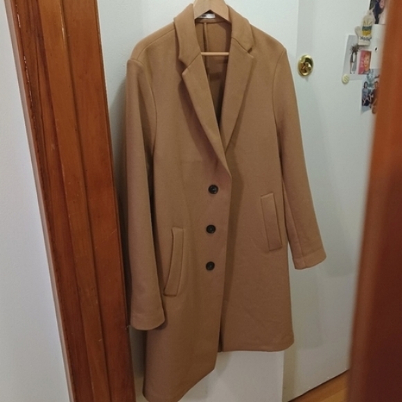 SOLD on Vinted 🆕️ NWT Zara Camel 4 Way Stretch Relaxed Fit Coat - Picture 7 of 16